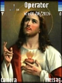 Скриншот темы Jesus-2-N95 для телефона Nokia