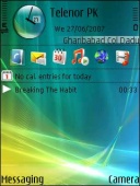 Скриншот темы Vista By Shahidj для телефона Nokia
