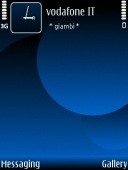 Скриншот темы Eclipse для телефона Nokia