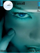 Скриншот темы Blu Eye для телефона Nokia