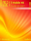 Скриншот темы Fire 02 для телефона Nokia