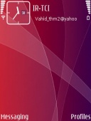 Скриншот темы Purple Shines для телефона Nokia