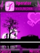 Скриншот темы In Love73 By Avimam для телефона Nokia