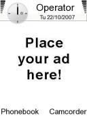 Скриншот темы Place Ur Ad Here для телефона Nokia