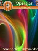Скриншот темы Abstract Colours для телефона Nokia