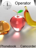 Скриншот темы Fruits для телефона Nokia