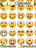 Скриншот темы Smiles для телефона Nokia