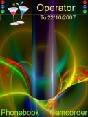 Скриншот темы Splash Colours для телефона Nokia