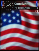 Скриншот темы Repent America для телефона Nokia