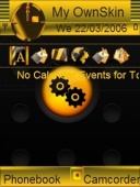 Скриншот темы Black Systembyavimam для телефона Nokia
