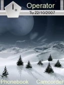 Скриншот темы Winter Beauty для телефона Nokia
