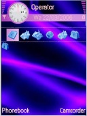 Скриншот темы Violet By Mehdiangel для телефона Nokia