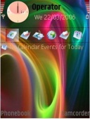 Скриншот темы Brushed для телефона Nokia