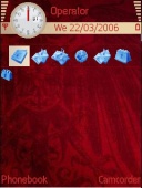 Скриншот темы Ab-eagle-red для телефона Nokia