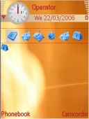 Скриншот темы Sun Burn для телефона Nokia