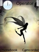 Скриншот темы Fairy And The Moon для телефона Nokia