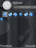 Скриншот темы Symbian Dj для телефона Nokia
