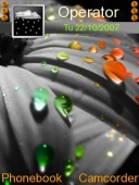 Скриншот темы Drop Colours для телефона Nokia
