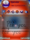 Скриншот темы 73 For You для телефона Nokia