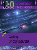 Скриншот темы In Space для телефона Nokia