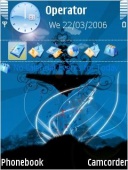 Скриншот темы Flying Tree для телефона Nokia