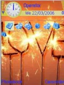 Скриншот темы Light Love для телефона Nokia