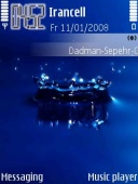 Скриншот темы Water для телефона Nokia