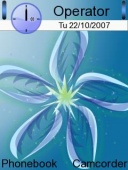 Скриншот темы Flower для телефона Nokia