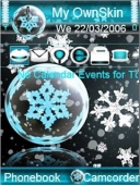 Скриншот темы Winter Ver1s60v3 для телефона Nokia