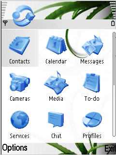 Скриншот темы для Nokia