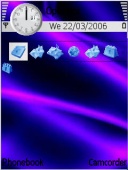 Скриншот темы Violet-Mehdiangel для телефона Nokia
