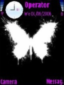 Скриншот темы Butterfly Art для телефона Nokia