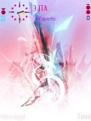 Скриншот темы Pink Fantasy для телефона Nokia