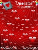 Скриншот темы Happy Valentines Day для телефона Nokia
