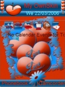 Скриншот темы Love Ver5 S60v3 для телефона Nokia