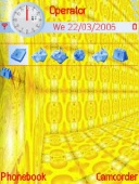 Скриншот темы Yellow R-mehdiangel для телефона Nokia