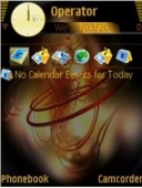 Скриншот темы Brown Esential-wf для телефона Nokia