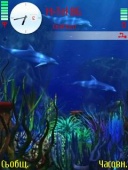 Скриншот темы Aquarium для телефона Nokia