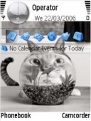 Скриншот темы Cat для телефона Nokia