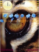 Скриншот темы Wild Eyes для телефона Nokia