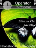 Скриншот темы Angel Butterfly для телефона Nokia