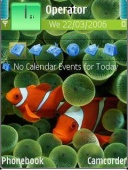 Скриншот темы Clown Fish для телефона Nokia