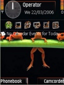 Скриншот темы Lovelysara для телефона Nokia