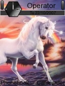 Скриншот темы Rainbow Horse для телефона Nokia