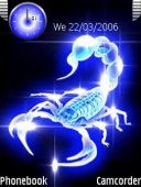 Скриншот темы Scorpion для телефона Nokia