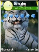 Скриншот темы Whitetiger для телефона Nokia
