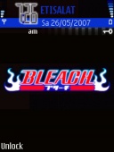 Скриншот темы Black Bleach для телефона Nokia