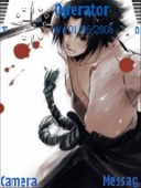 Скриншот темы Uchiha Sasuke для телефона Nokia