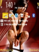 Скриншот темы Sexy Keeley для телефона Nokia