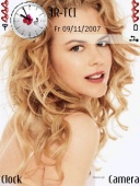 Скриншот темы Nicole Kidman для телефона Nokia